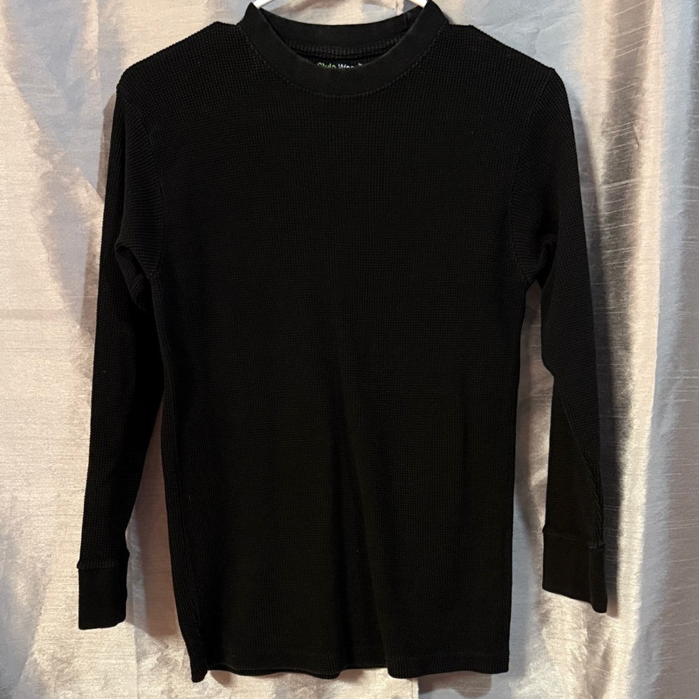 Men's Black Long Sleeve Shirt